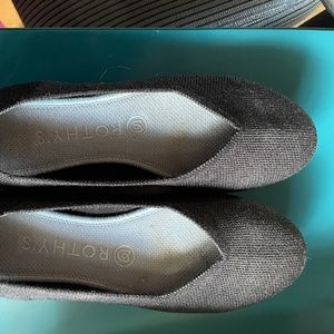 Rothy's Size 6.5 (EU 37) recycled merino wool flats in Shadow (Style #012-003)